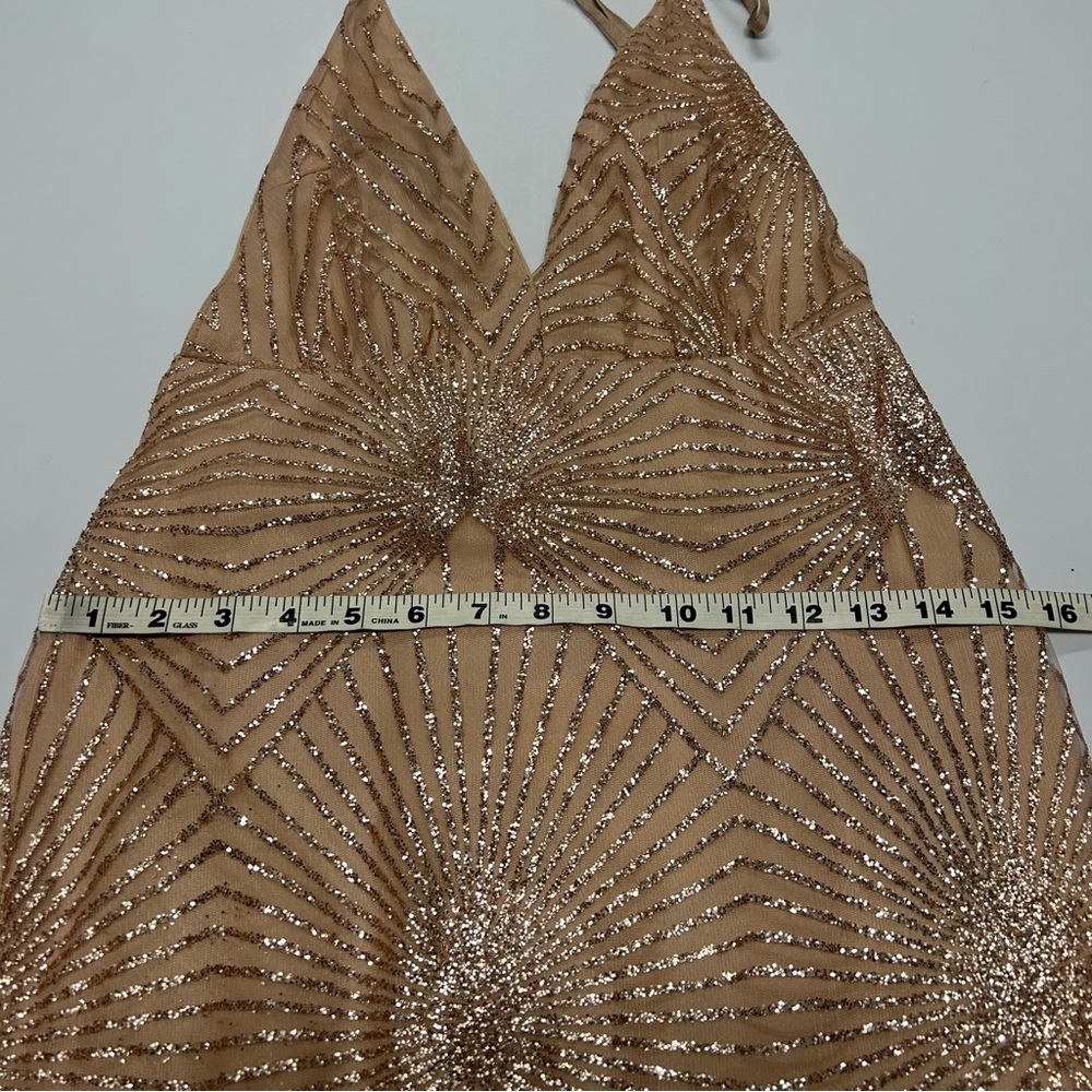 Hello Molly Sparkly Ruffle Mini Dress Size 4 Small Strappy Glitter Fairy Swiftie - Picture 11 of 13